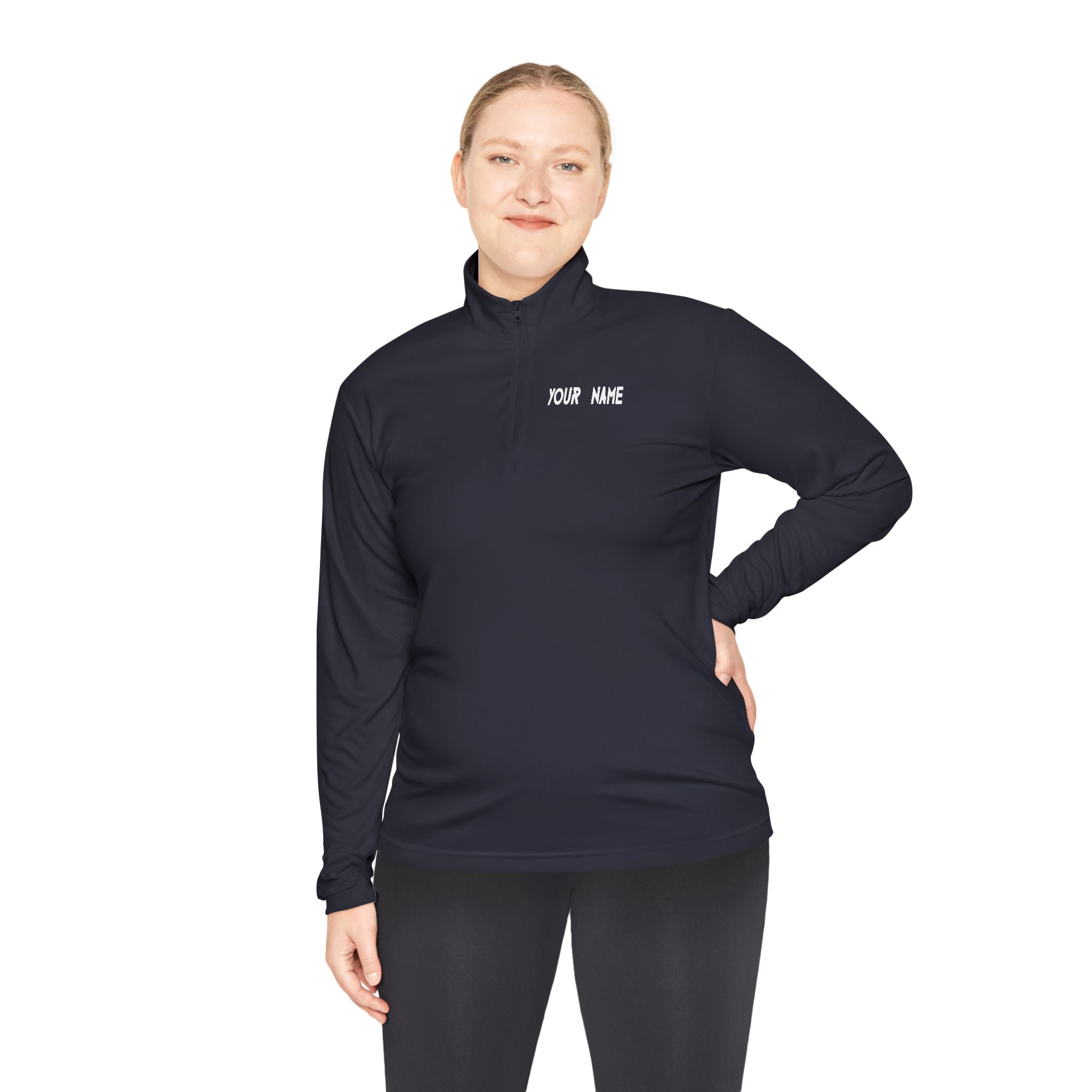 "VJ Ricco"🎤 Custom Unisex Quarter-Zip Pullover – Personalized “IN THE MIX” Style